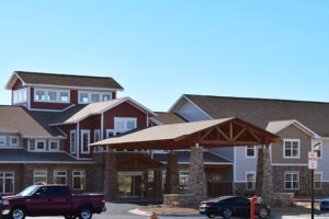 Front entrance of Covenant Living of Bixby